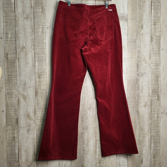Dear John Rosa Flare Red Velvet Pants. Size 31 Waist - Picture 5 of 14